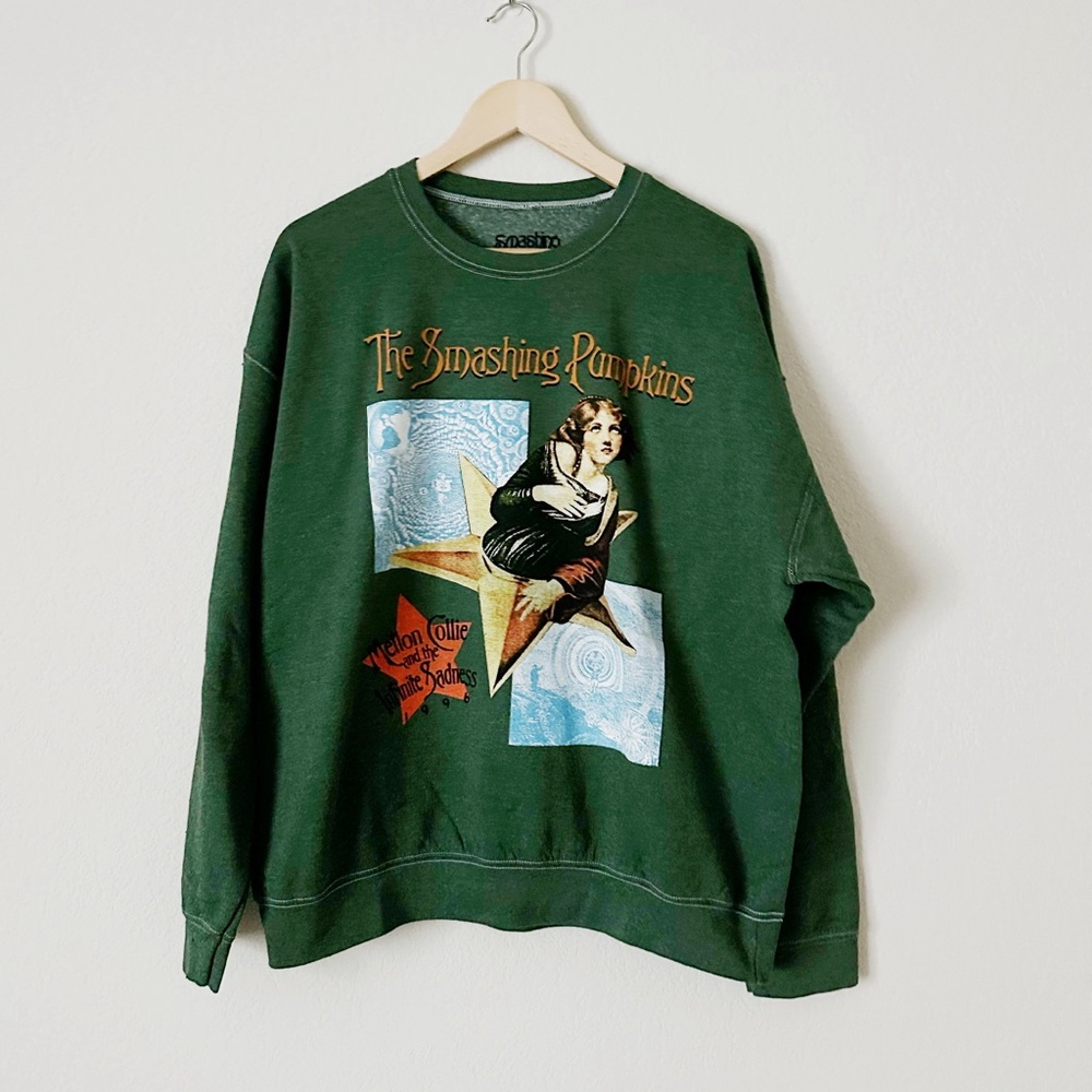 NEW Hot Topic Smashing Pumpkins Long Sleeve Sweatshirt